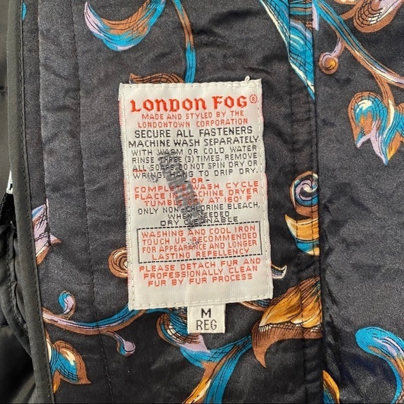 London Fog Thinsulate Fur Trim Hooded Jacket - M - Picture 5 of 16